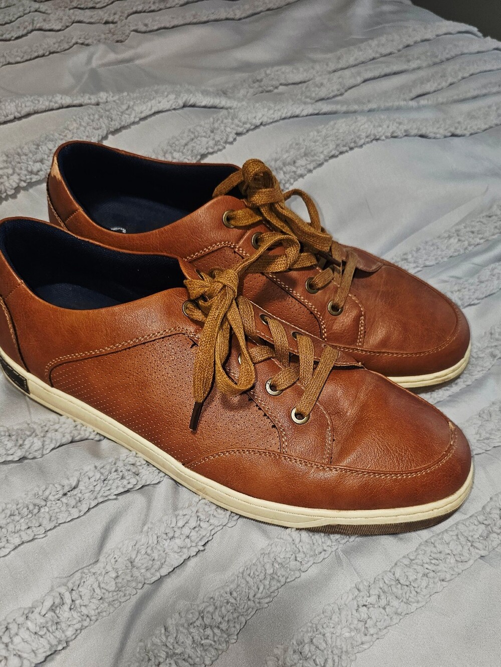 Jousen Men’s Brown Casual Dress Shoes - size 11